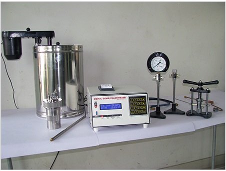 LI- BOMB -A 201 FULLY AUTOMATIC BOMB CALORIMETER ( with safety device) Bomb made of S.S 316